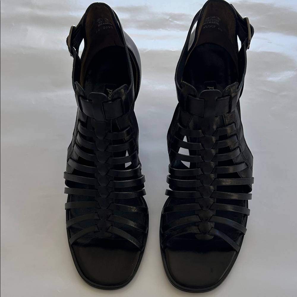 Paul Green Black Strappy Sandals